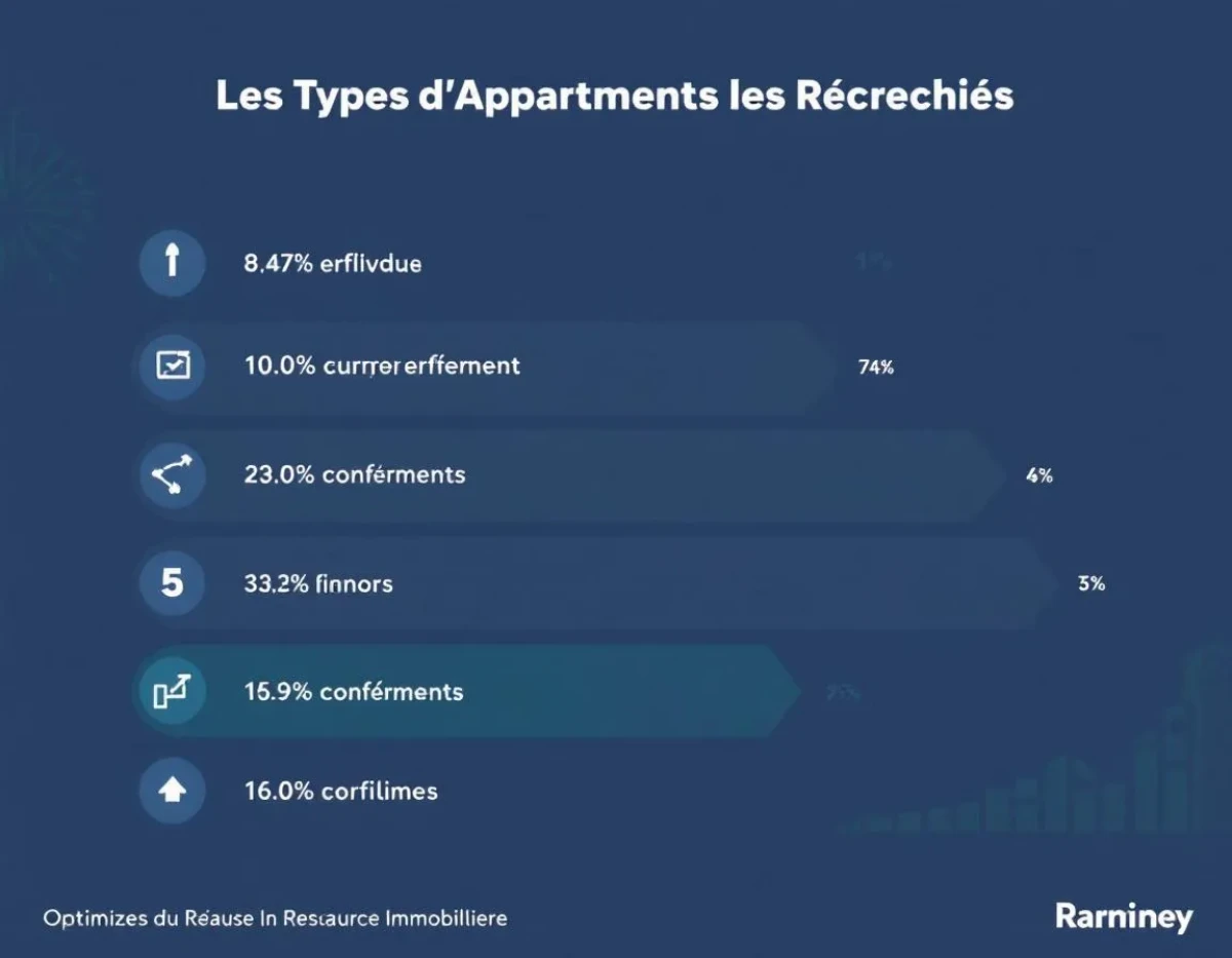 Les Types d'Appartements les Plus Recherchés pour Optimiser votre Recherche Immobilière