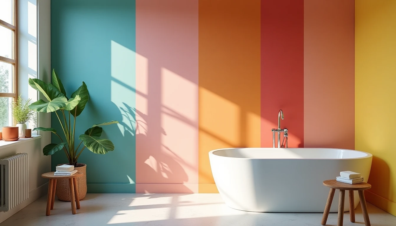 5 peintures résistantes à l'humidité pour votre salle de bain